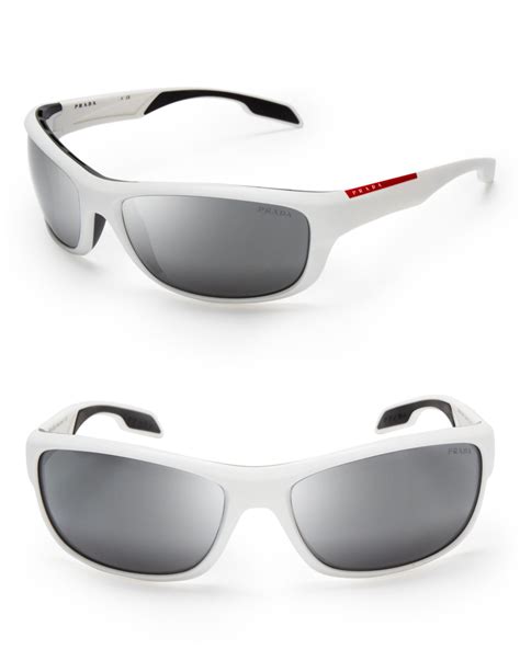 prada sunglasses white men